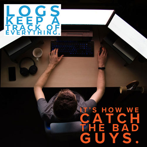Keep a log of everything! Computer logs help determine where hacks came from, and how.